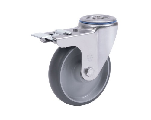 Колесо и колесная опора ALEX A-S-3300-MTB-125-F18 с тормозом