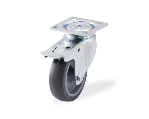 Колесо и колесная опора Kama 1702-MTB-050-F18 с тормозом Колесо и колесная опора Kama 1702-MTB-050-F18 с тормозом